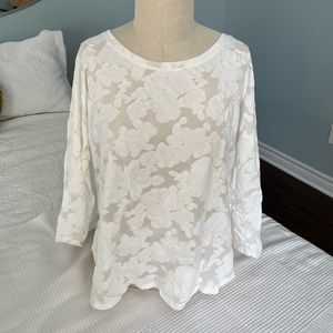 Aritzia Babaton Semi Sheer Top